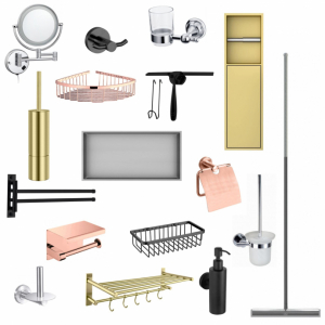 Badkamer Accessoires / Inbouwnissen / Vloerwissers / Douchezitjes / Badeenden 
