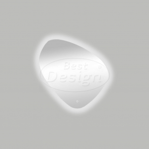 Best-Design 'Ballon' spiegel incl. led verlichting  60x60cm