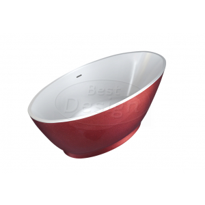Best-Design 'Color-Redpool' vrijstaand bad 178x78x61cm
