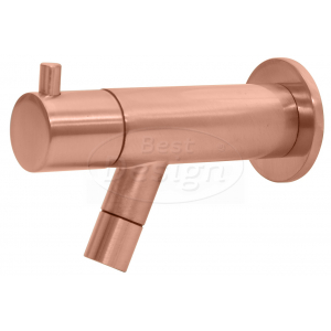 Best-Design 'Spador-Lyon' wand toiletkraan Rosé-mat-goud