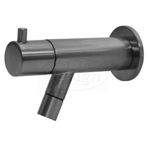 Best-Design 'Spador-Moya' wand toiletkraan Gunmetal