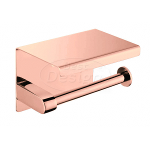 Best-Design 'Lyon' 'Phone' toiletrolhouder rosé-mat-goud